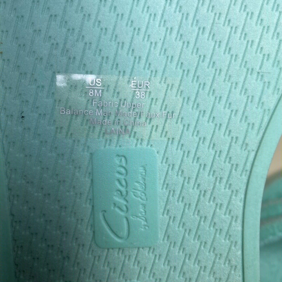 Circus by Sam Edelman Women’s Laina Bali Blue Terry Platform Sandals Size 8M - Picture 4 of 5